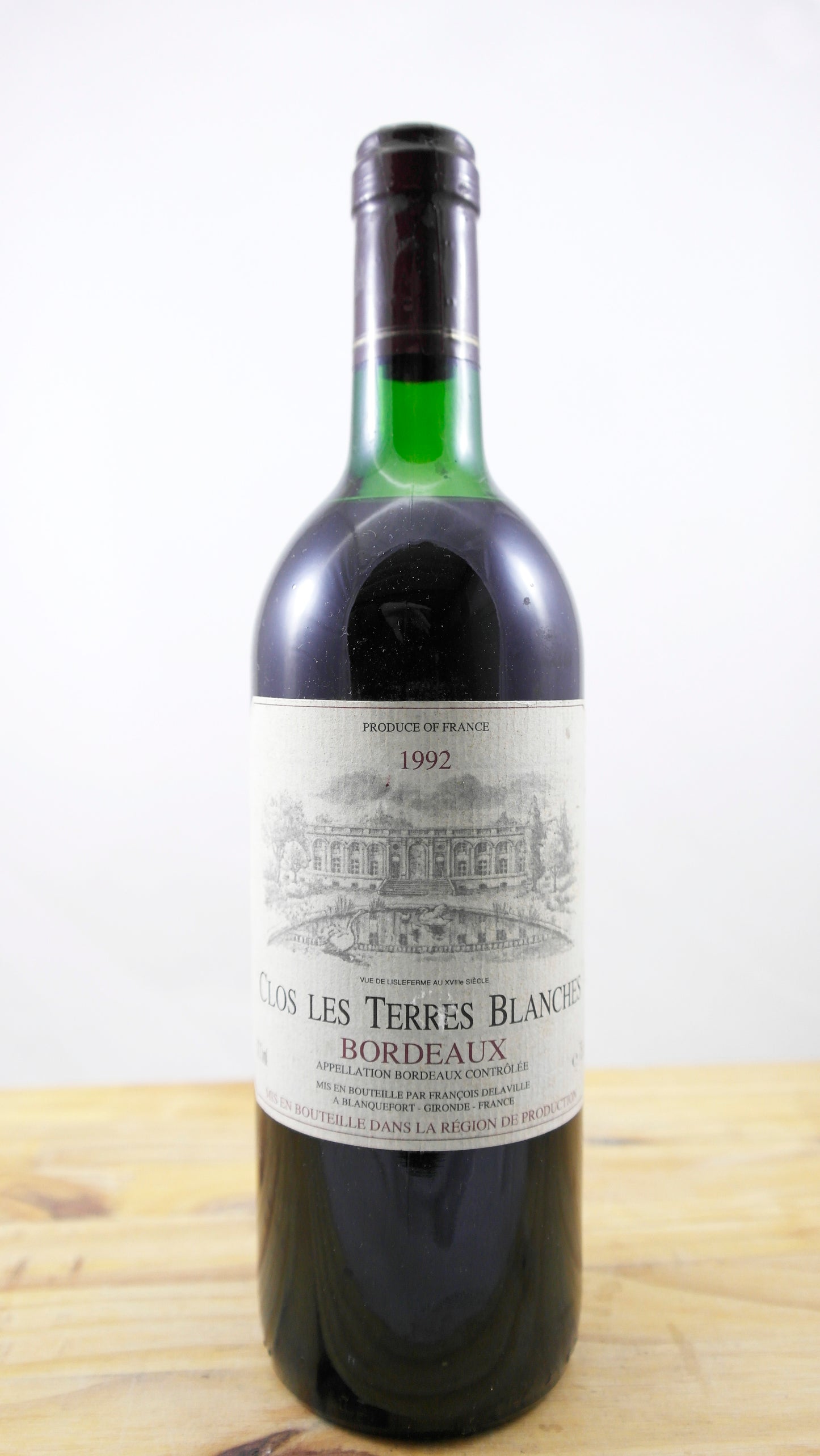 Vin Année 1992 Clos Les Terres Blanches