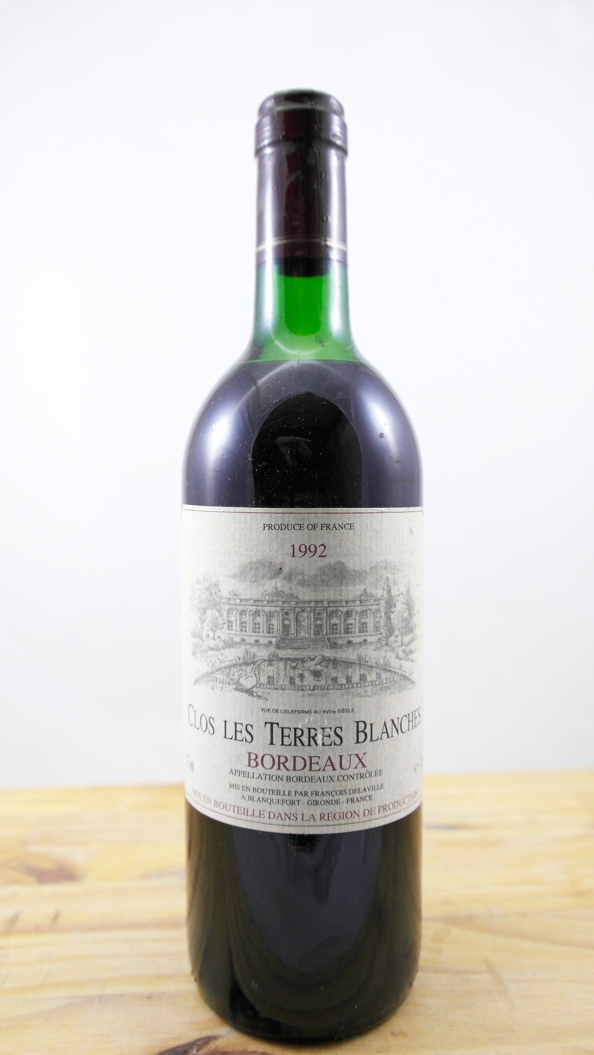 Vin Année 1992 Clos Les Terres Blanches