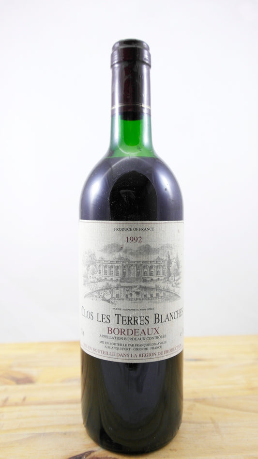 Vin Année 1992 Clos Les Terres Blanches
