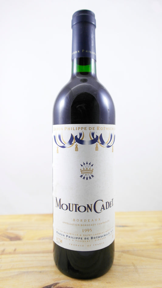 Vin Année 1995 Mouton Cadet