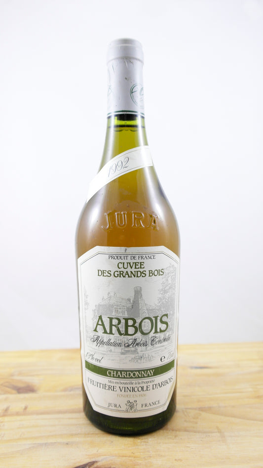 Vin Année 1992 Arbois Cuvée des Grands bois Chardonnais