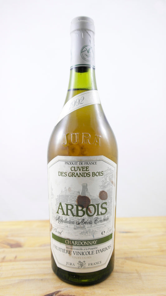 Vin Année 1992 Arbois Cuvée des Grands bois Chardonnais EA