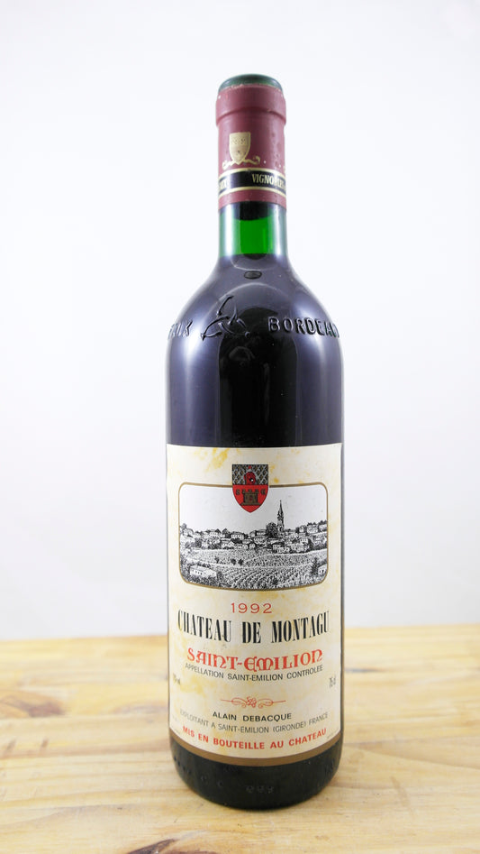 Vin Année 1992 Château de Montagu CA