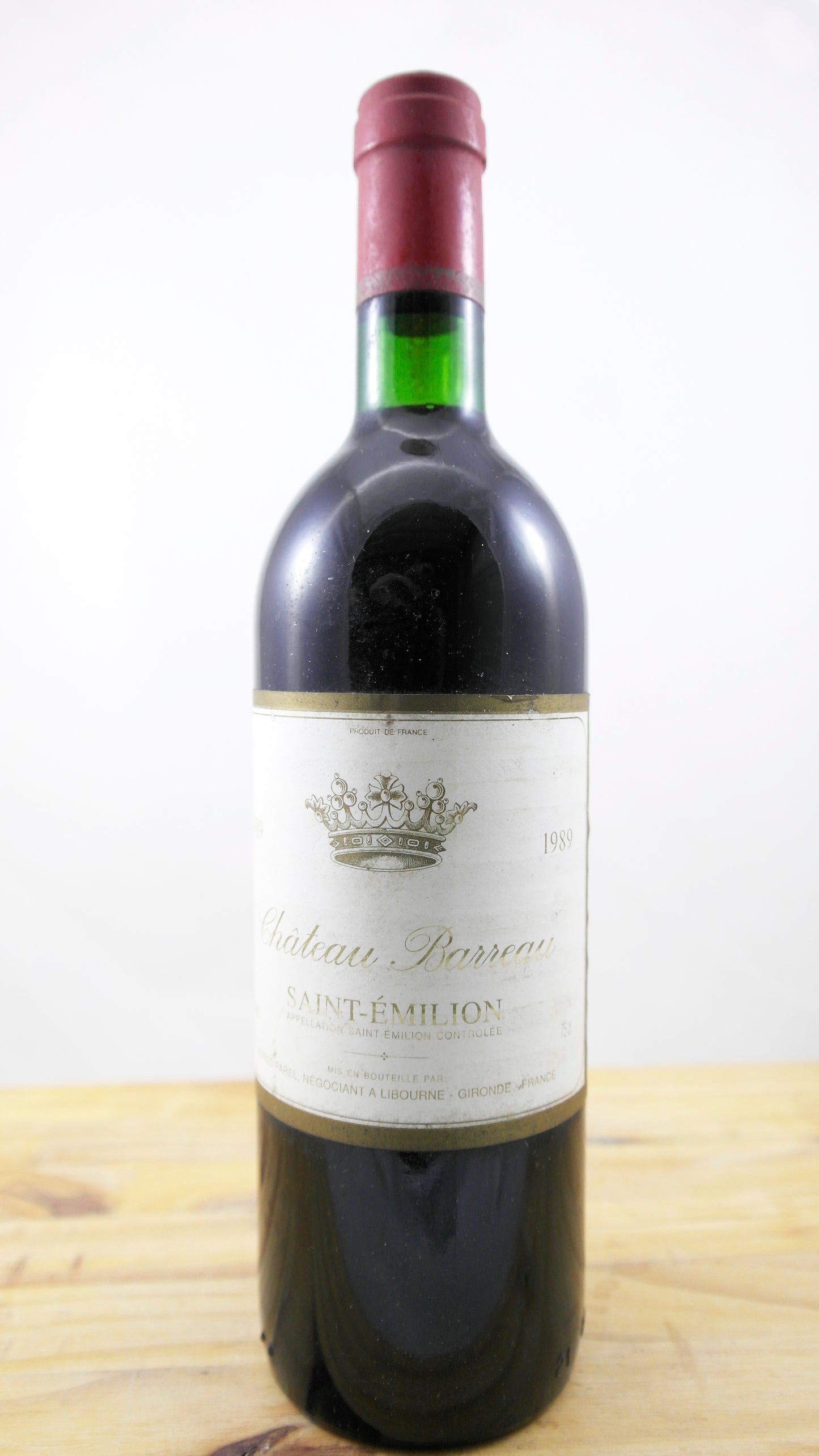 Vin Année 1989 Château Barreau