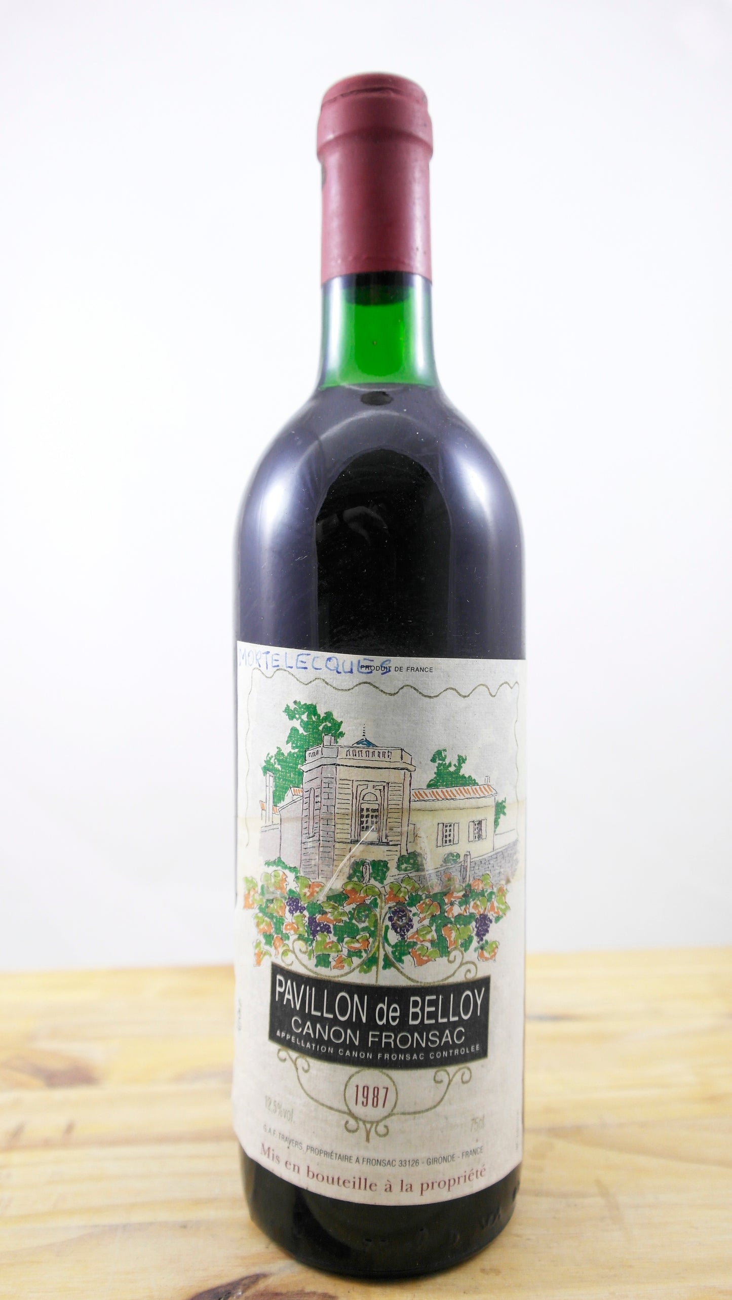 Vin Année 1987 Pavillon de Belloy