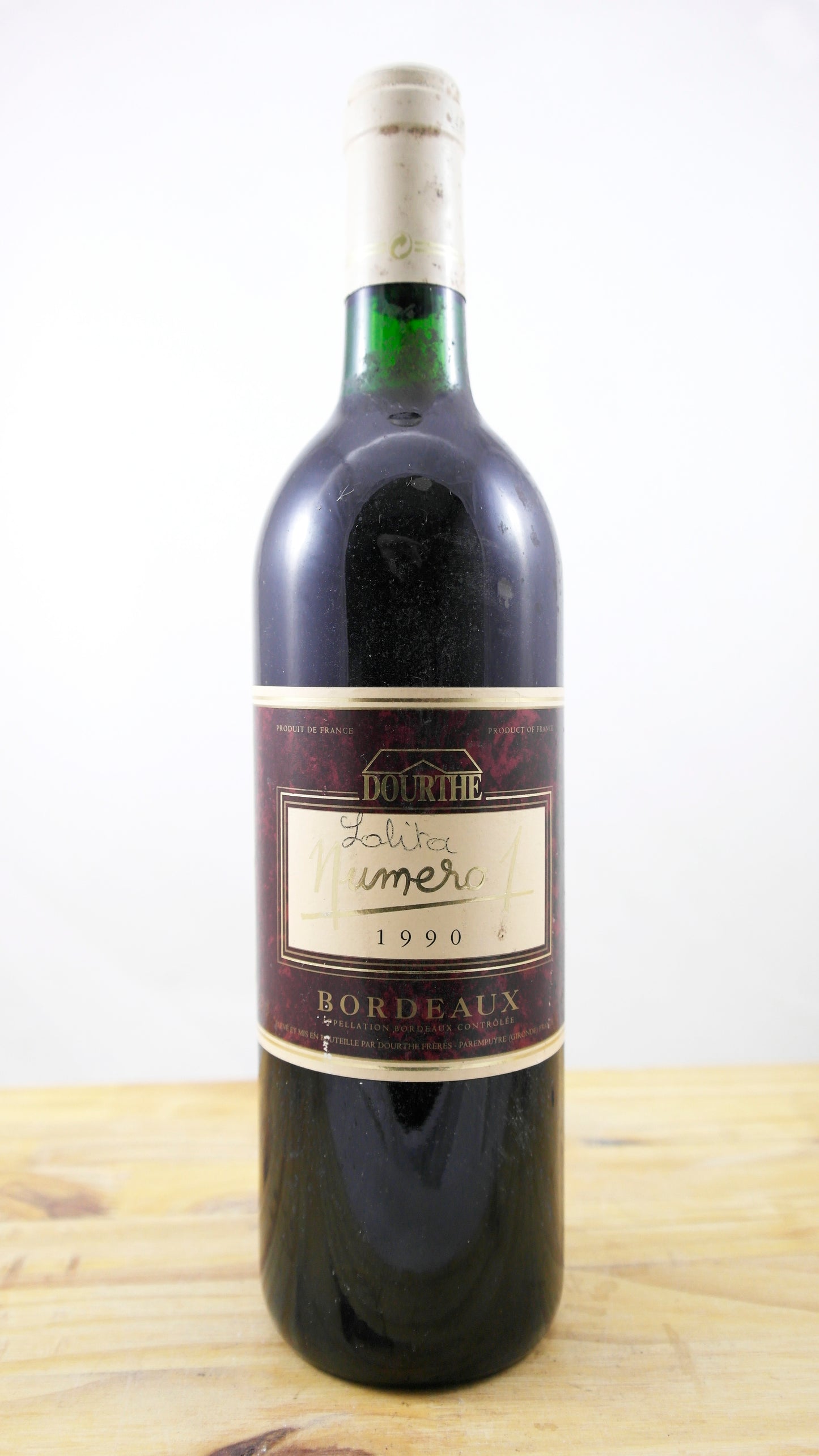 Vin Année 1990 Bordeaux Dourthe