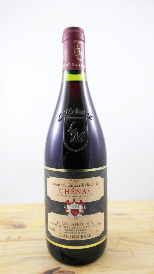 Vin Année 1994 Chénas Domaine du Château des Boccards