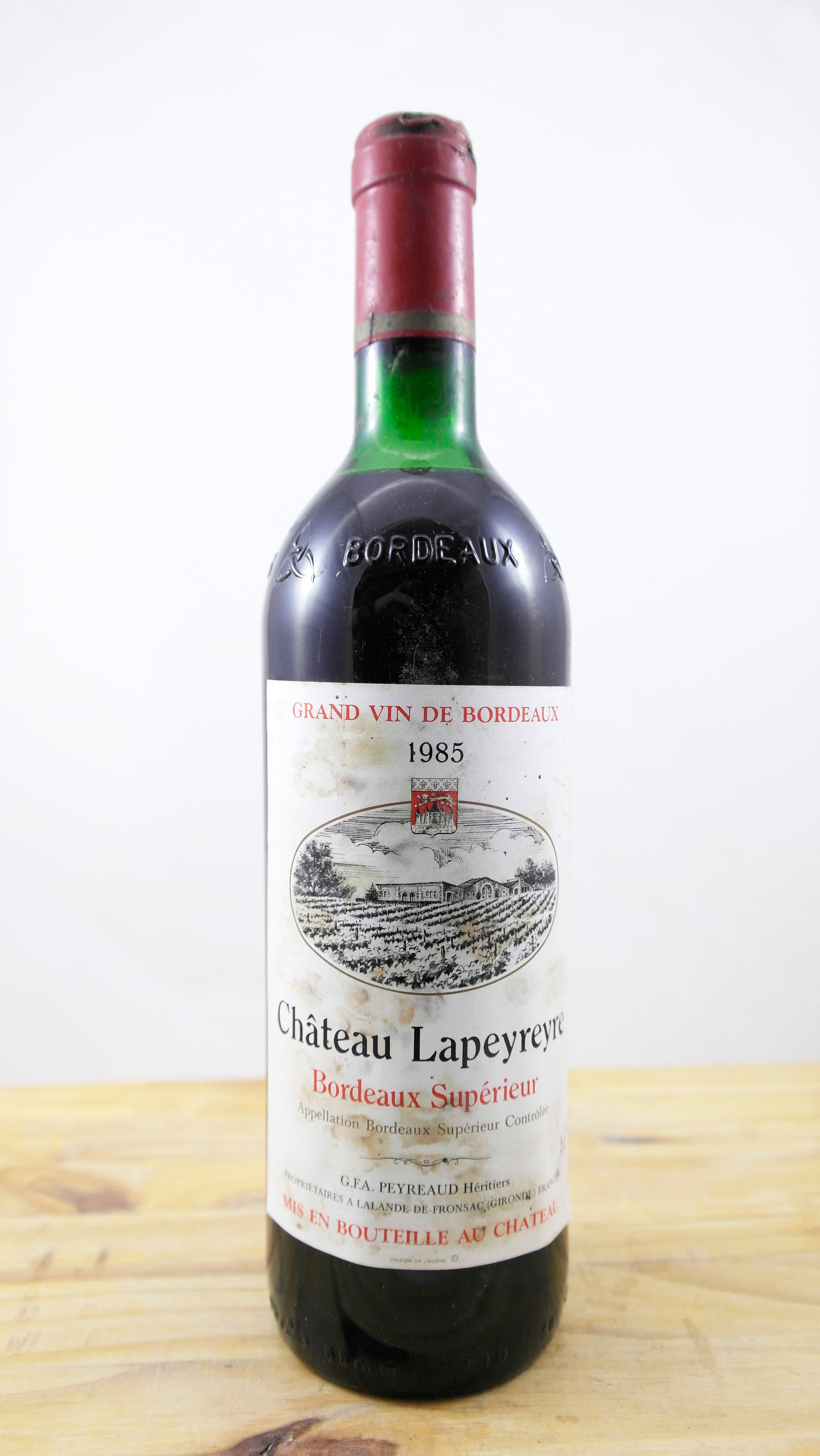 Vin Année 1985 Château de Lapeyreyre CA