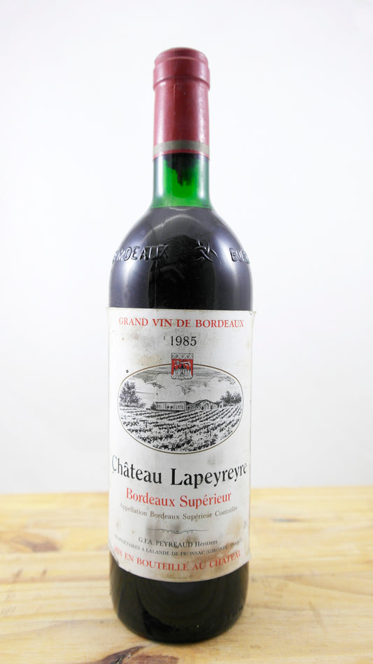 Vin Année 1985 Château de Lapeyreyre