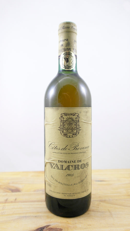 Vin Année 1985 Domaine de Valcros