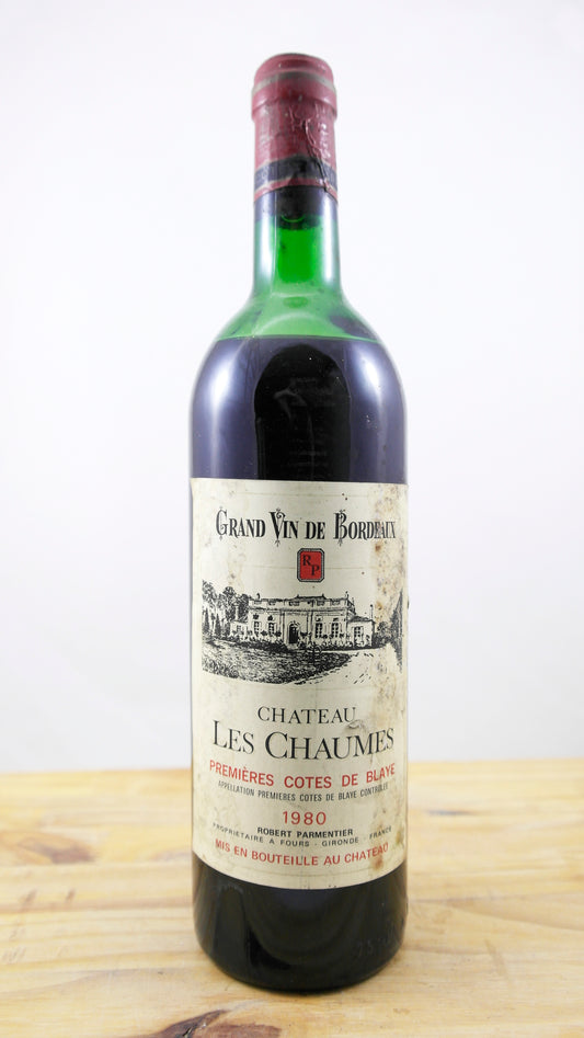 Vin Année 1981 Château les Chaumes NB