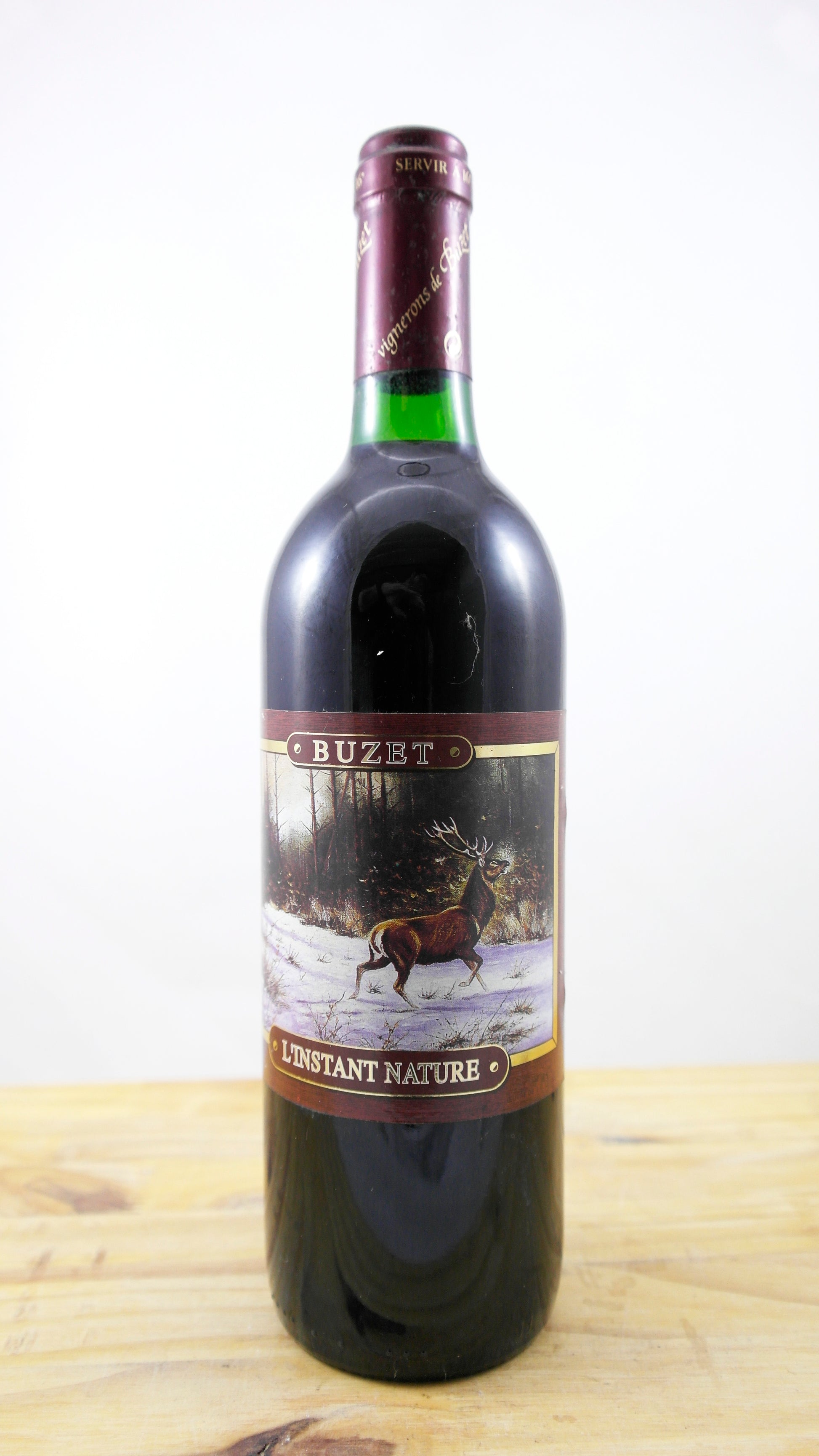 Vin Année 1993 Buzet Instant Nature Cerf