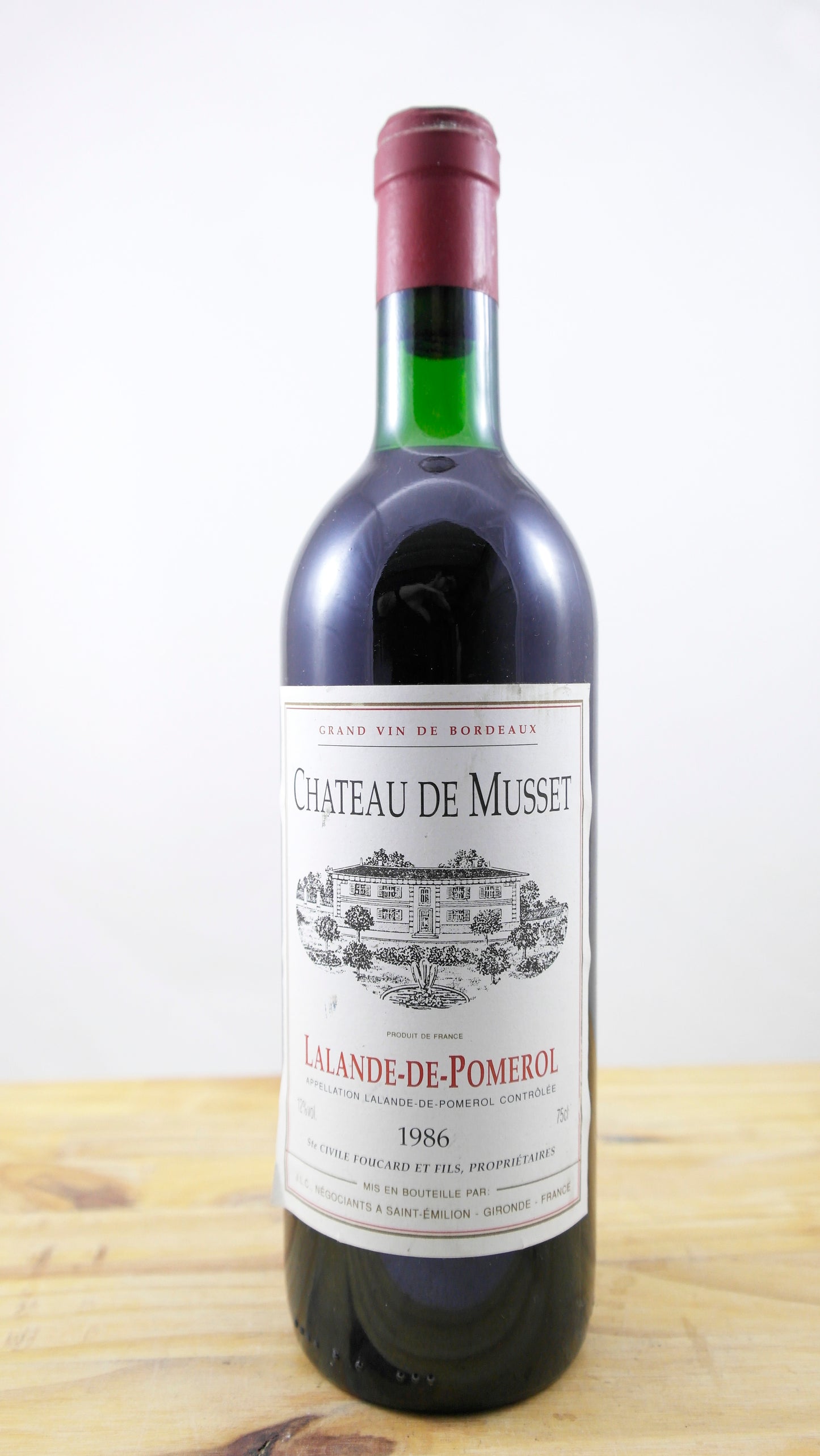 Vin Année 1986 Château de Musset