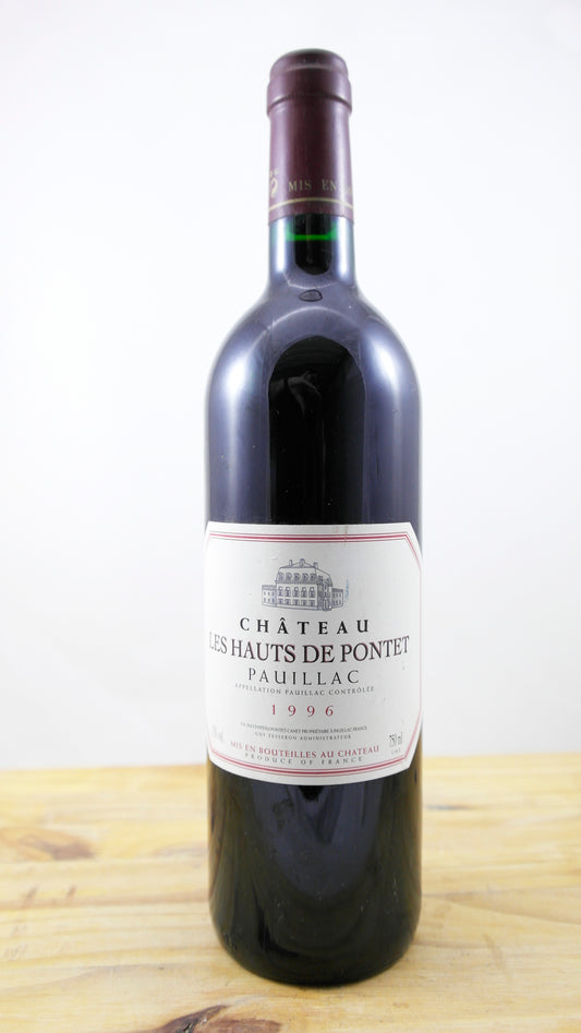 Vin Année 1996 Château Les Hauts de Pontet