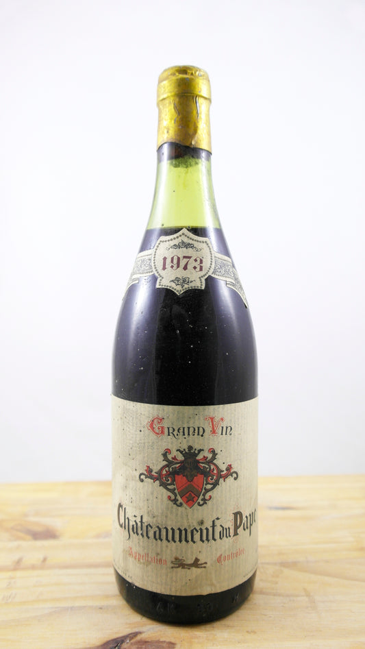 Vin Année 1973 Châteauneuf du Pape Dougnac TLB