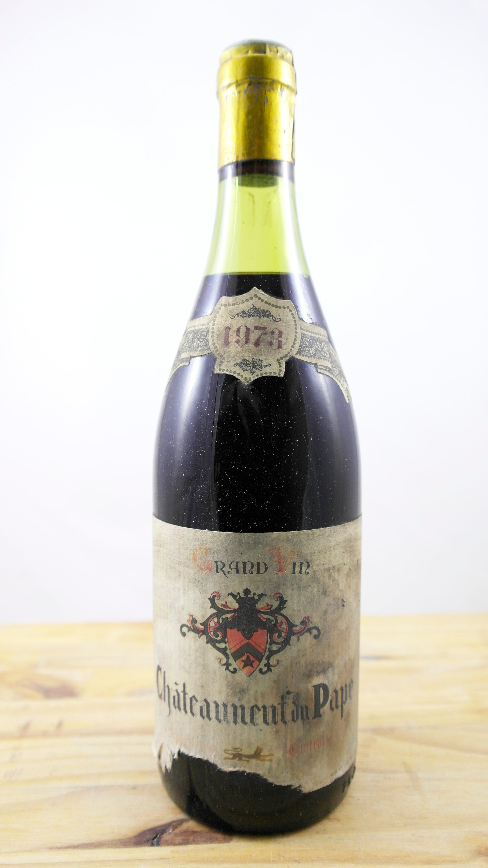 Vin Année 1973 Châteauneuf du Pape Dougnac EA