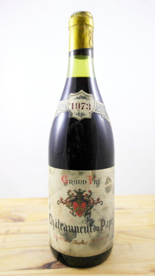 Vin Année 1973 Châteauneuf du Pape Dougnac ET