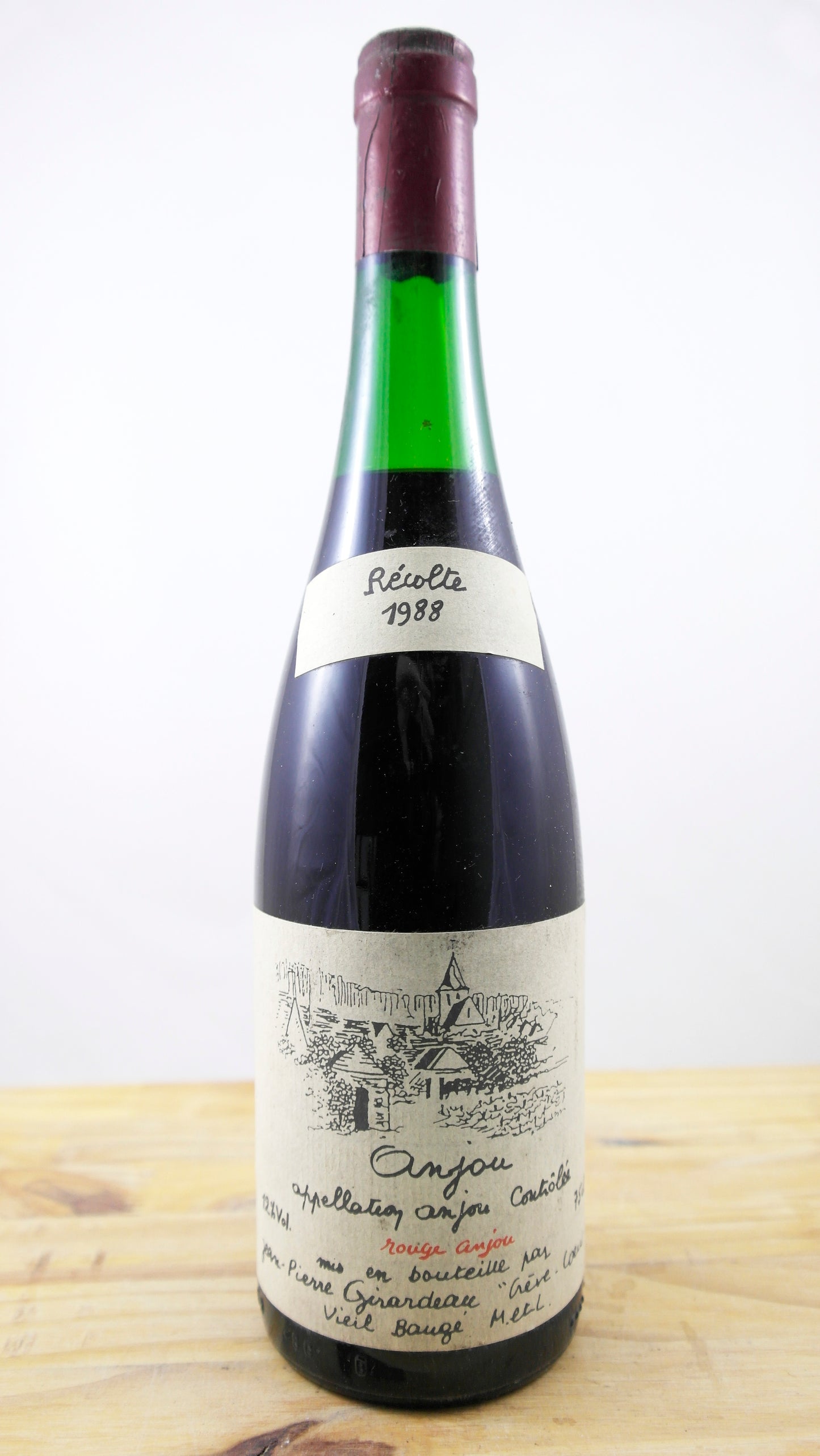 Vin Année 1988 Anjou Crêve Cœur Girardeau TLB