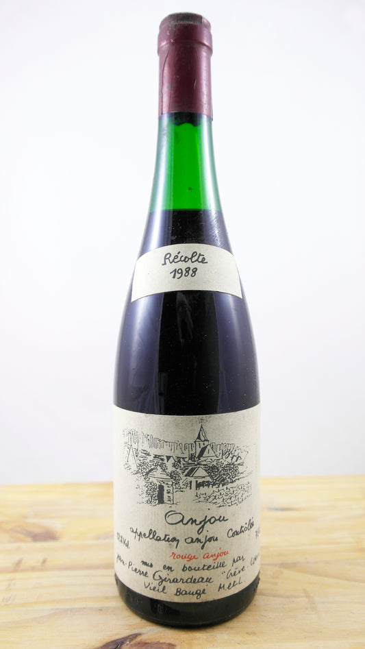Vin Année 1988 Anjou Crêve Cœur Girardeau TLB