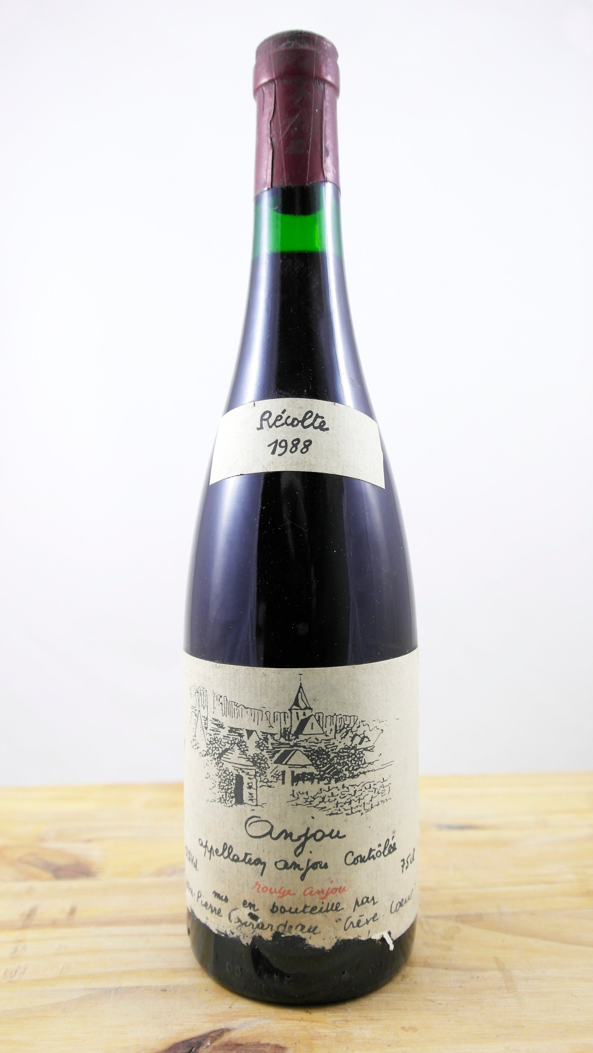 Vin Année 1988 Anjou Crêve Cœur Girardeau ELA