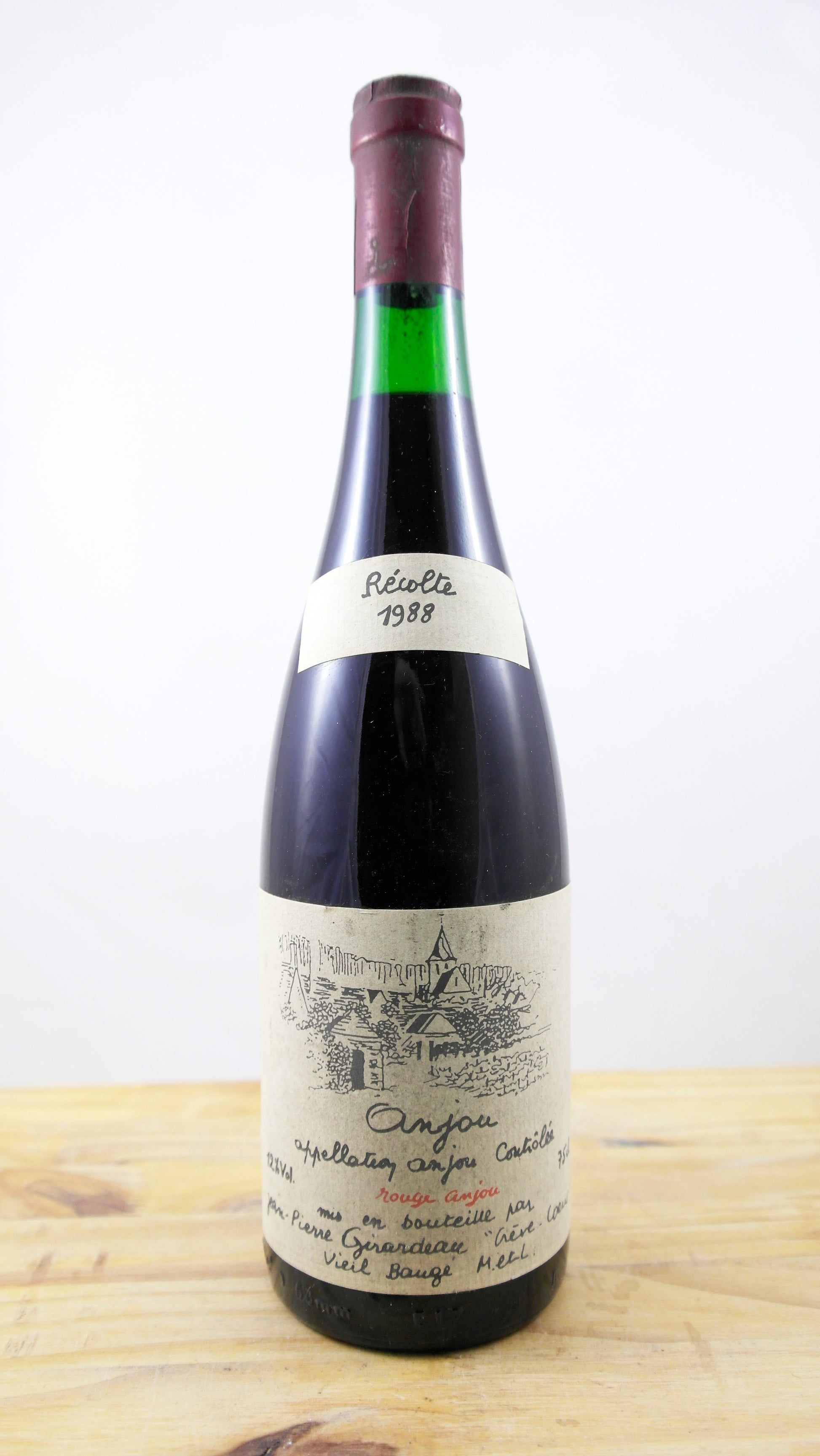 Vin Année 1988 Anjou Crêve Cœur Girardeau
