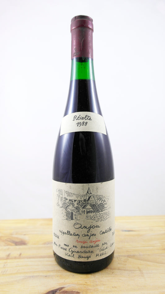 Vin Année 1988 Anjou Crêve Cœur Girardeau