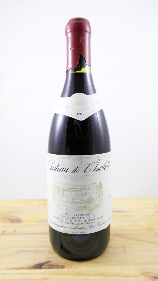 Vin Année 1981 Château de l'Isolette