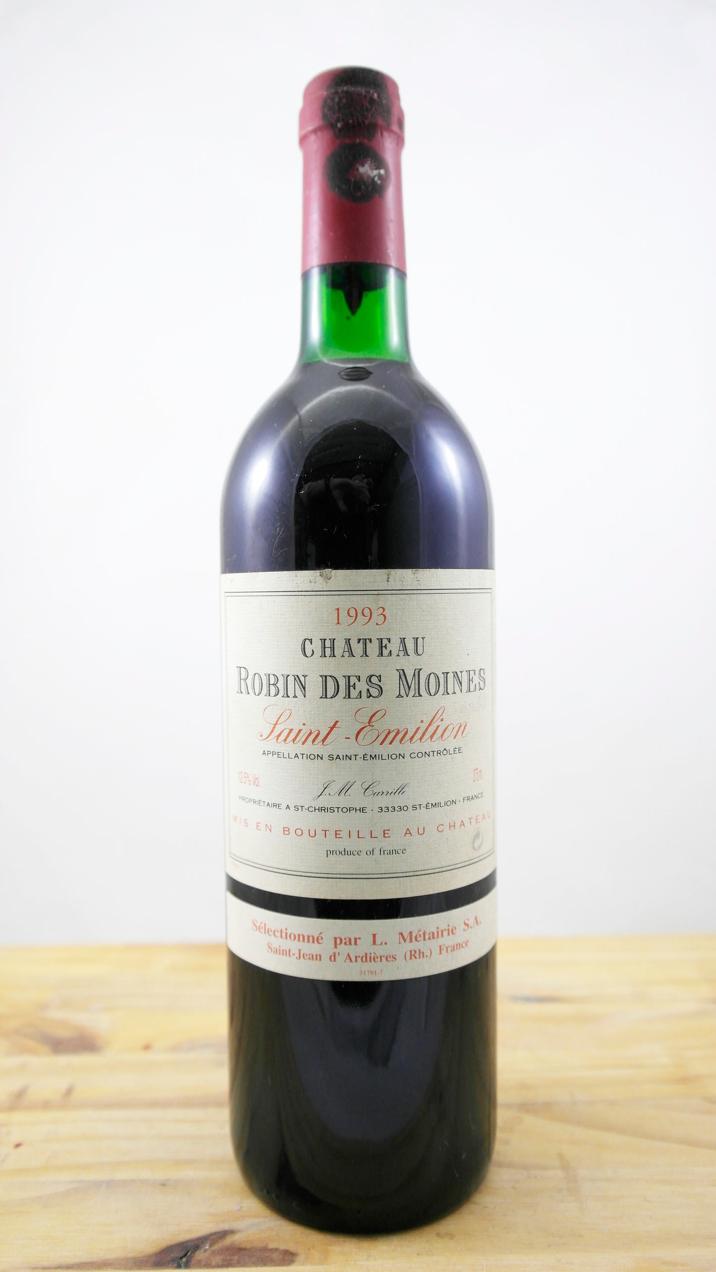 Vin Année 1993 Château Robin des Moines
