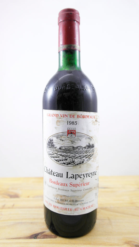 Vin Année 1985 Château Lapeyreyre