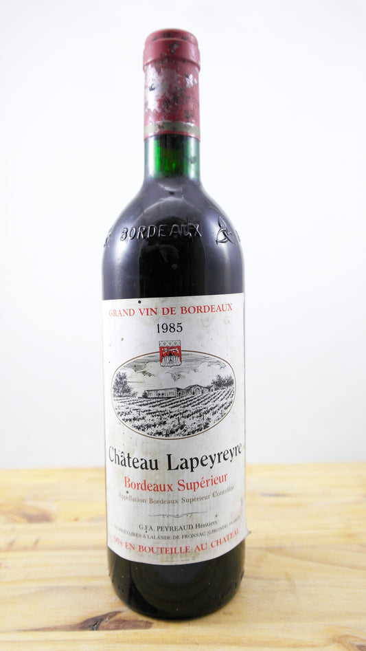 Vin Année 1985 Château Lapeyreyre CA