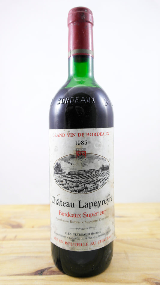 Vin Année 1985 Château Lapeyreyre ME
