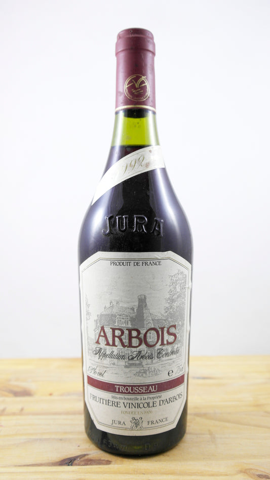 Vin Année 1992 Arbois Trousseau