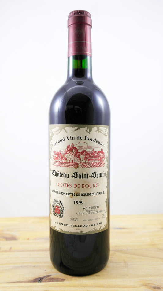 Vin Année 1999 Château Saint-Seurin