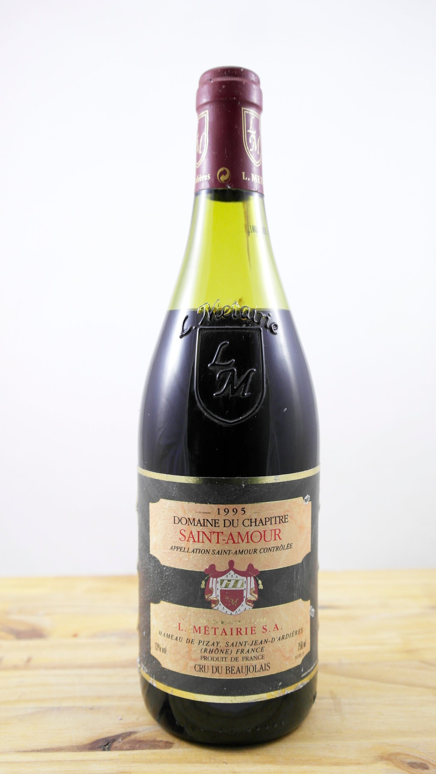 Vin Année 1995 Domaine du Chapitre Saint Amour NB