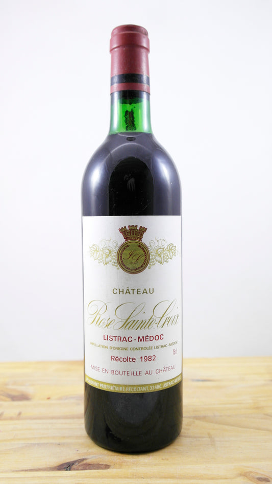 Vin Année 1982 Château Rose Sainte-Croix
