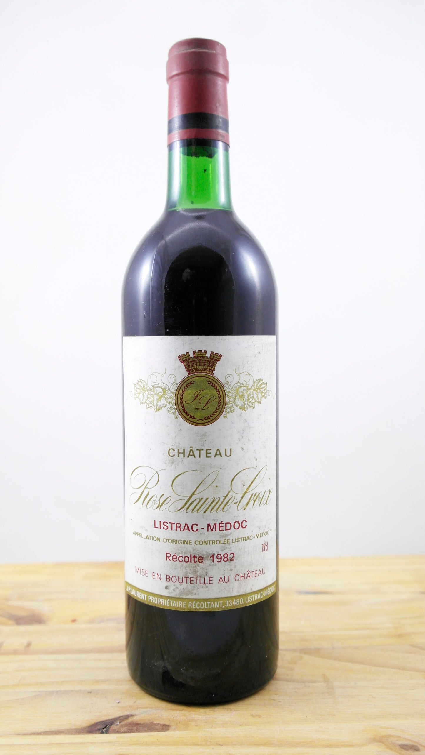 Vin Année 1982 Château Rose Sainte-Croix ELA