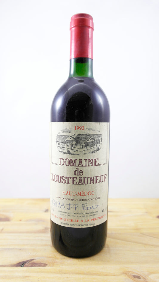 Vin Année 1992 Domaine de Lousteauneuf