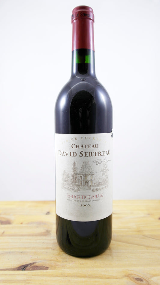 Vin Année 2005 Château David Sertreau
