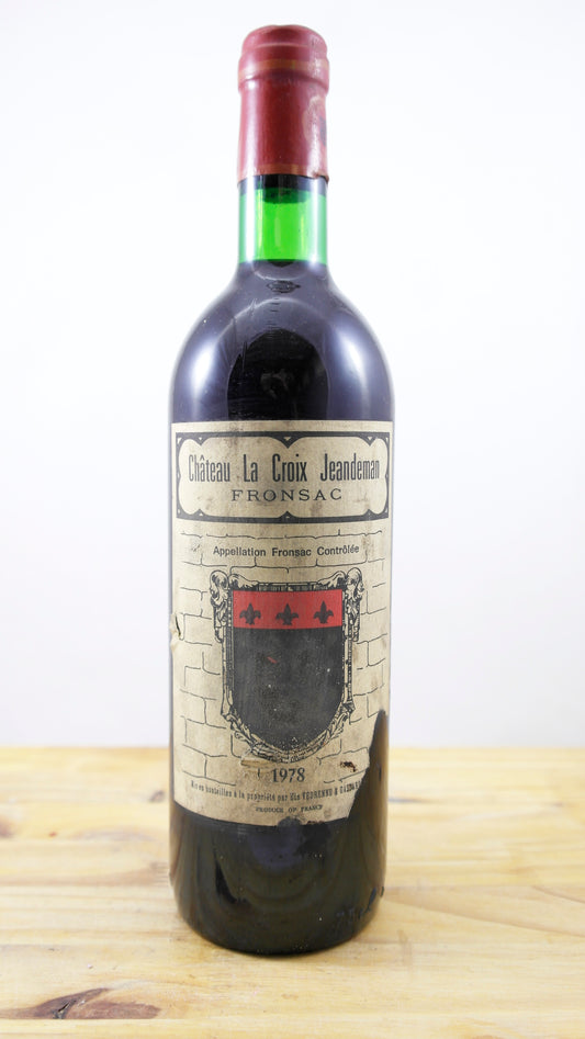 Vin Année 1978 Château La Croix Jeandeman EA