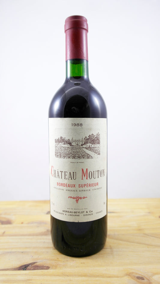 Vin Année 1988 Château Mouton