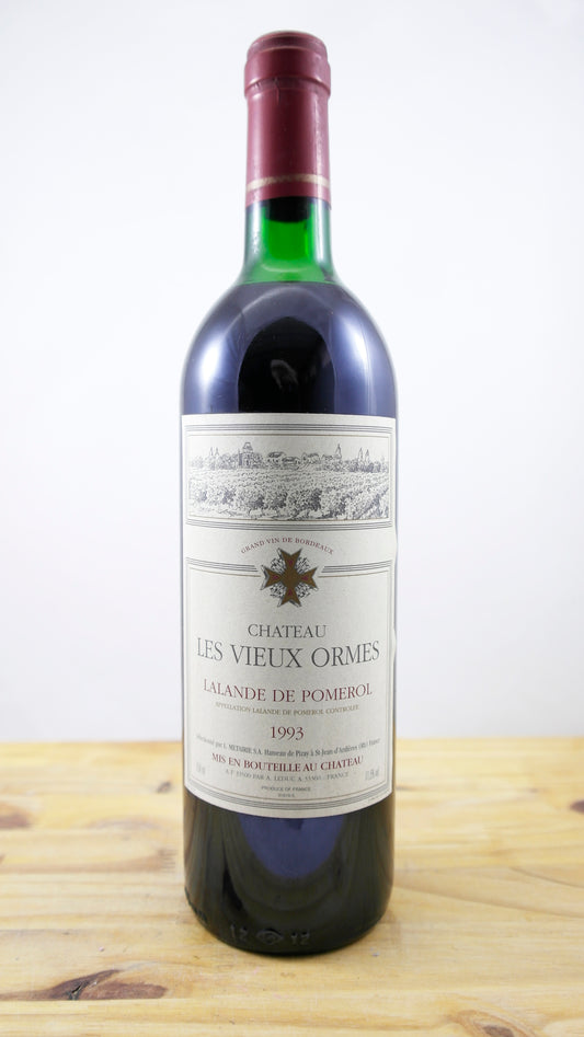 Vin Année 1993 Château des Vieux Ormes HE