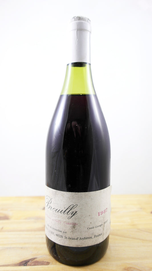 Vin Année 1987 Brouilly Henry Fessy
