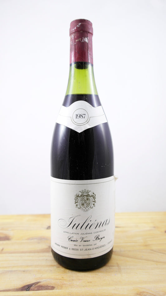 Vin Année 1987 Juliéanas Henry Fessy Cuvée Veuve Broyer
