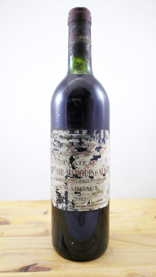 Vin Année 1982 Château Bel Air-Marquis d'Aligre ETA