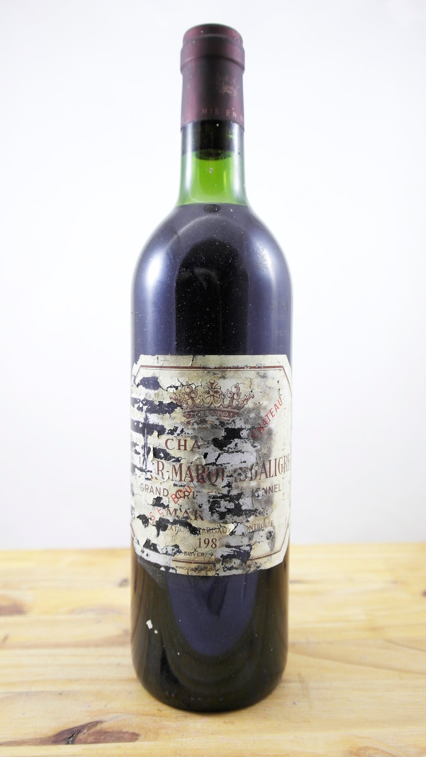Vin Année 1982 Château Bel Air-Marquis d'Aligre MI
