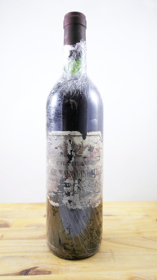 Vin Année NM Château Bel Air-Marquis d'Aligre 1982 ou 1985