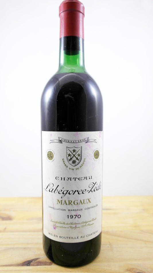Vin Année 1970 Château Labegorce-Zédé