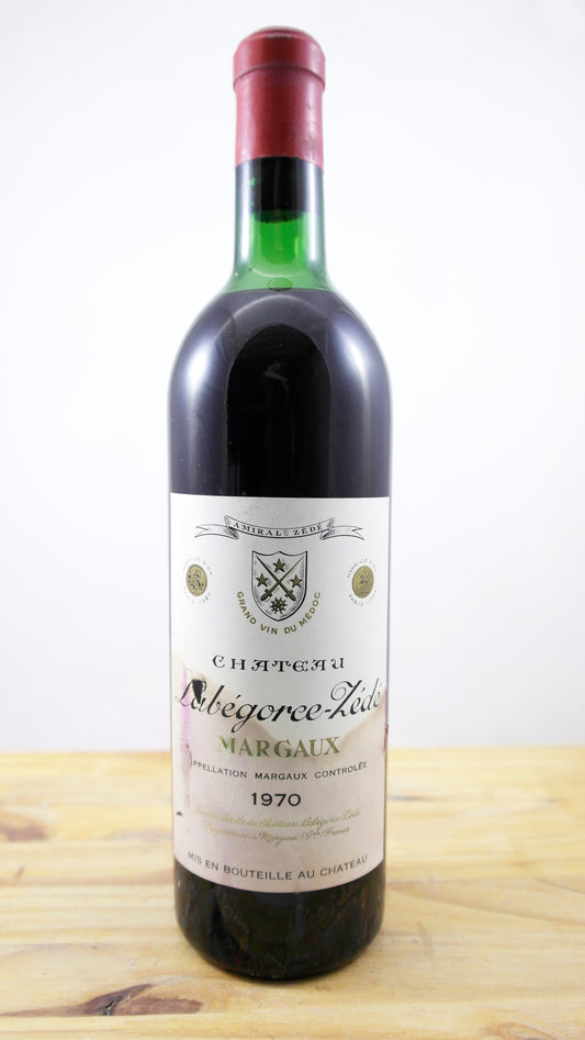 Vin Année 1970 Château Labegorce-Zédé ES
