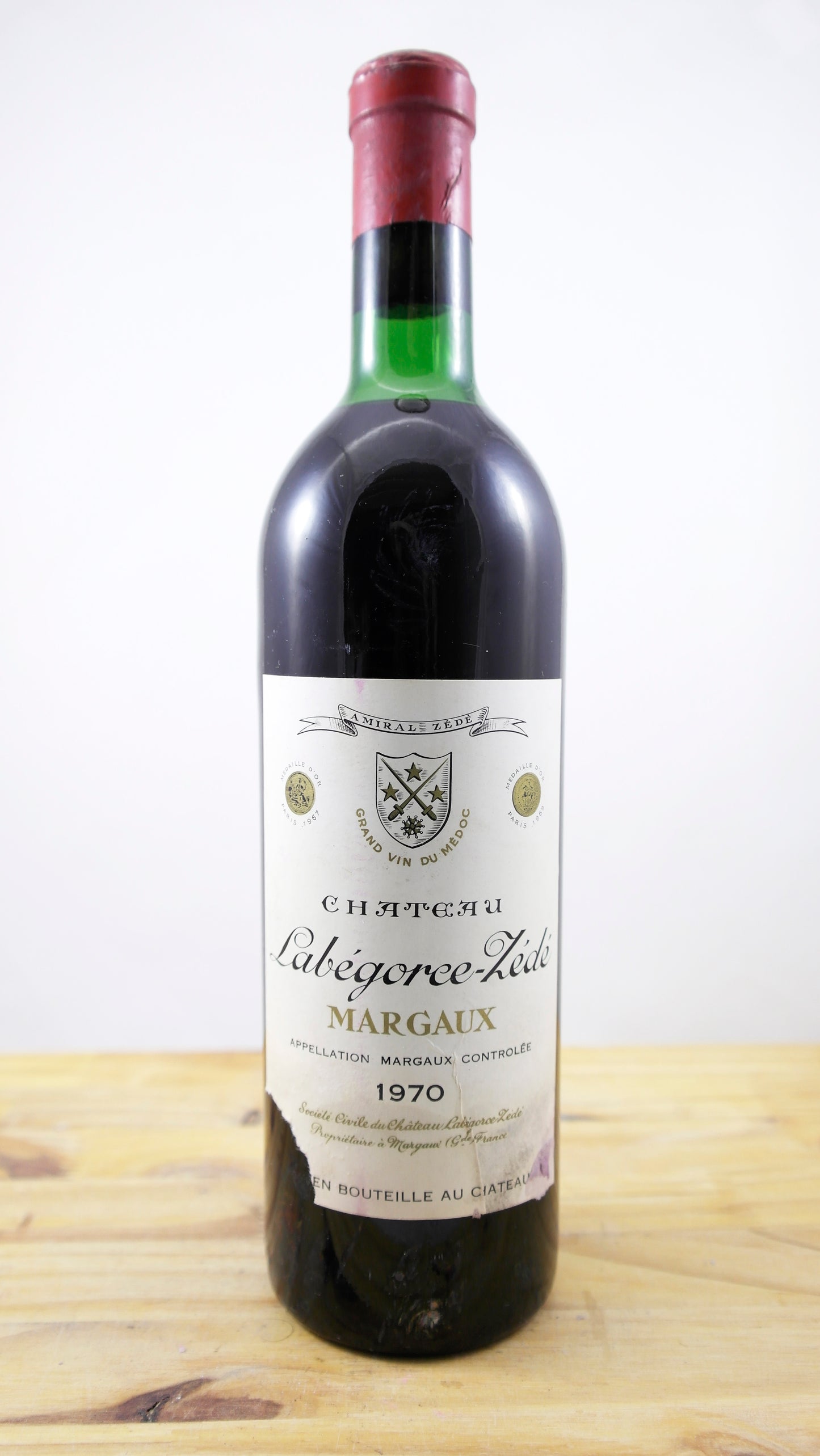 Vin Année 1970 Château Labegorce-Zédé ELA