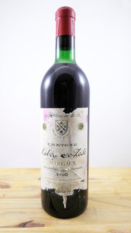 Vin Année 1970 Château Labegorce-Zédé ETA
